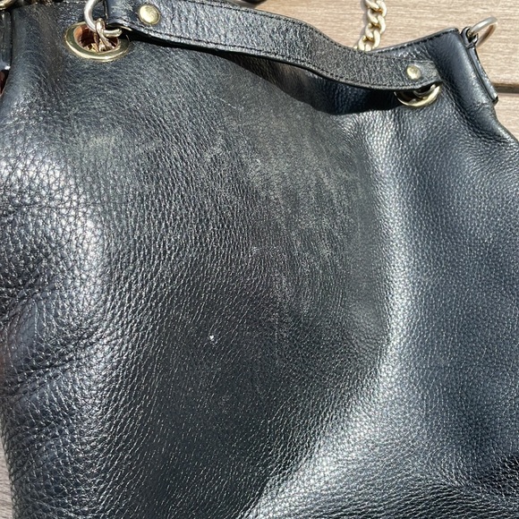 Michael Kors Black Leather Purse - Picture 5 of 10